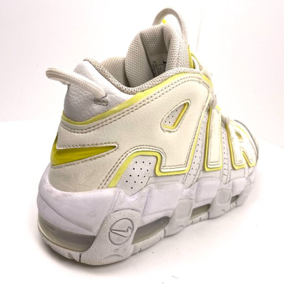 Nike Air Womens More Uptempo Light Citron Size 6.5 - Picture 6 of 13